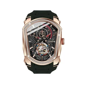 Stainless Steel Case Skeleton Watches Waterproof Tourbillon Mechanical Wristwatches