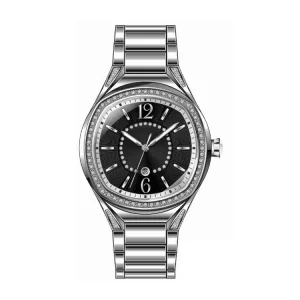 Stainless Steel Color Diamond Watch Imported Quartz Movement Fashion Watch Calendar Display Business Watch