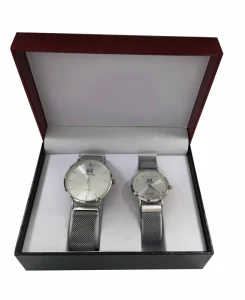 Stainless Steel Couple Watches Pairs Watch for Gift
