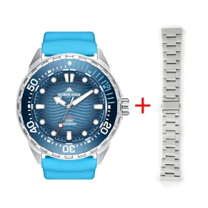Stainless Steel Diving Watch Solar powered Energy efficient Water resistant and Long lasting Outdoor Watch