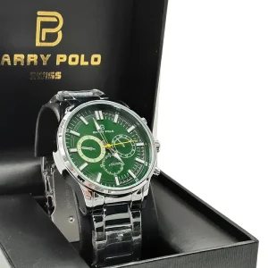 Stainless Steel Gold Quartz Chronograph 42mm Watch Fashionable Business Dial