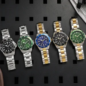 Stainless Steel Luxury Men’s Wrist Watch Waterproof Quartz Watch
