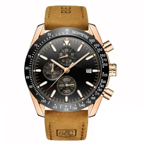 Stainless Steel Men Watch japan Movt Quartz Watch Stainless Steel Back 5 Atm Water Resistant Stainless Steel Watch