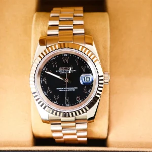 Stainless Steel Men Wristwatch NH35 Movement Sapphire Glass Automatic Mechanical Watch With Date