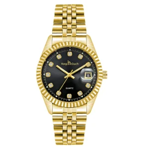 Stainless Steel Men’s Quartz Wristwatch Waterproof Luminous Sports Date Luxury Watch
