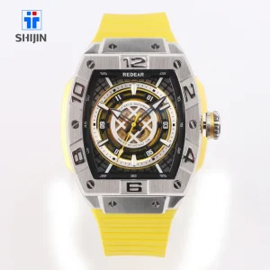 Stainless Steel Men’s Watch Sapphire Crystal Rubber Automatic Mechanical Miyota Analog