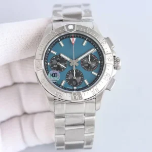 Stainless Steel Multi-functional Chronograph Men’s Automatic Mechanical Watch, Casual Sports Waterproof Watch