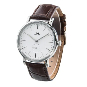 Stainless Steel Quartz Multifunction Analog Watch with PVD Plating Luminous Hands Fashion Wrist Unisex Watch