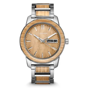 Stainless Steel Wooden Men’s Watch Classic High-grade Wooden Men’s Watch