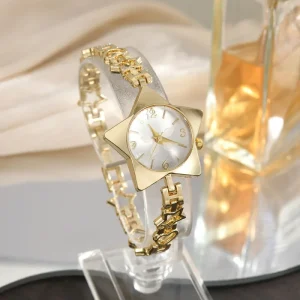 Star-shaped Pentagram Bracelet Women’s Watch Artistic Trendy Ladies Watch Fashionable Style