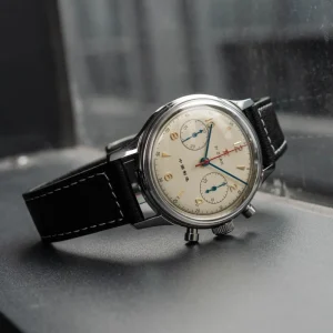 Steel Dome Sapphire Pilot Seagull Mechanical Chronograph Hand Winding Movement Watch