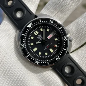 Steeldive Men’s Dive Watch 44MM Stainless Steel Case NH36 Automatic Movement Day and Date Function