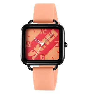 Stylish Men’s Quartz Watch with Square Case Stainless Steel Band Alloy Case Glass Dial Water Resistant Colorful Design