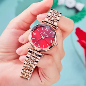 Stylish Watches Women Alloy Set Quartz Watches Waterproof WristWatches for Ladies