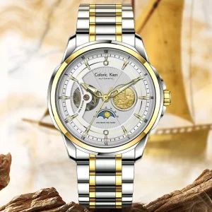 Sun Moon and Stars Fully Automatic Men’s Mechanical Watch
