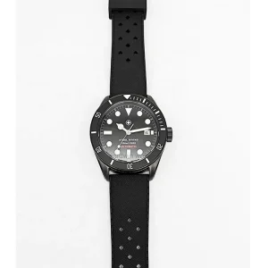 Super-Luminous Stainless Steel Pointer BGW9 30ATM Japan Automatic Movement PVD Black Rotor Diving Watch Calendar ODM OEM Watch
