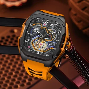 Super Luxury Man Track Racing Watch Quartz Movement Waterproof Watches for Man Super Car Relojs