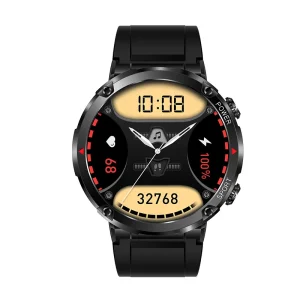 T30 Outdoor IP68 Waterproof Long Battery Life Hifi Speaker Round Smartwatch Android Smart Watches