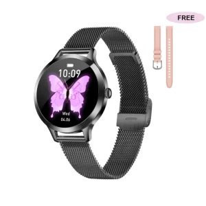 T92 Compact Smart Watch For Women Alloy Case IP68 Waterproof 5 Day Battery Life Music Control Sleep Tracker Smart Watch