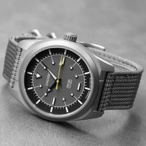 TI-7 Autodyne Titanium Automatic Mechanical Watch for Men Canvas Wristwatch MIYOTA 8215 Luminous Waterproof