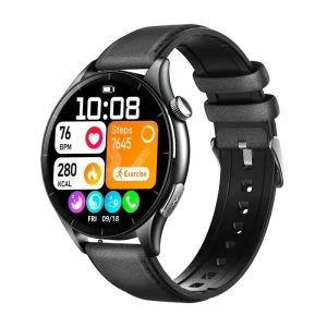 TKYUAN Men Smartwatch BT Call Amoled Screen Heart Rate Blood Pressure ECG PPG Health Sports Smart Watch with Flashlight NFC