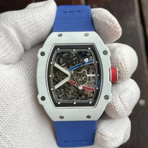 TPT Carbon Fiber Tonneau Automatic Watch 67-02 Luxury Men’s Sports Business Ultra-Thin Skeleton Mechanical Watch