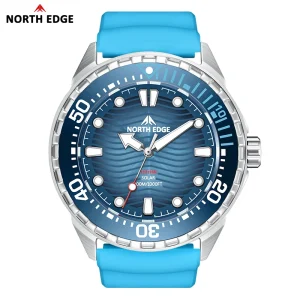 TRITON Diving Watch for Man Solar Powered Quartz Wristwatch 300M Waterproof