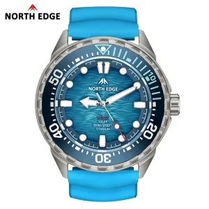 TRITON Titanium Alloy Diving Solar 300M Waterproof Outdoor Solar Long Battery Life Luminous Chronograph Watch