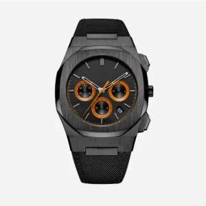 Timing Chronograph Function Stainless Steel Case Automatic Mechanical Wristwatch for Men