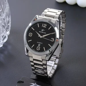 Top grade Luxury Automatic Quartz Watch with 41mm Alloy Case 20mm Stainless Steel Band Glass Dial Pointer Display Business Style