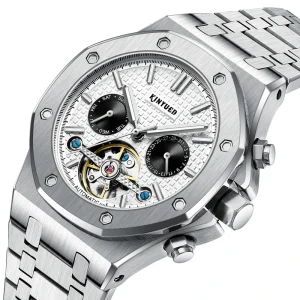 Tourbillon Automatic Movement Waterproof Stainless Wrist Luxury Men’s Diver Mechanical Watch