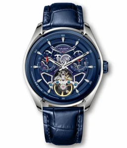 Tourbillon Mechanical Stainless Steel Men’s Watch with Luminous Hands