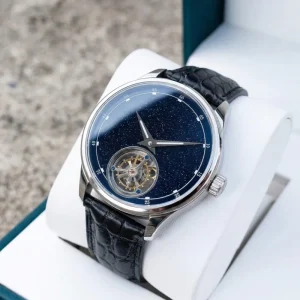 Tourbillon Watch Logo Custom C3 Luminescence Minimalist Design Sapphire Leather Classic Wristwatch ODM Manufacturers