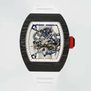 Tourbillon Watch White Inner Bezel Luxury Wristwatch High End Men’s Mechanical Watch