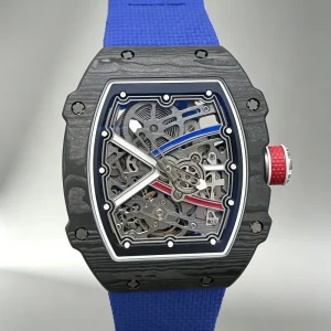 Trendy Canvas Strap Carbon Fiber Case Unisex Watch Tourbillon Watch Luxury Watch