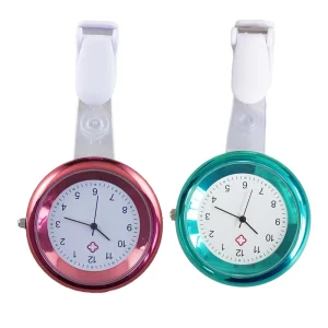 Trendy Colored 44mm Case Nurse Pocket Watch With No Logo