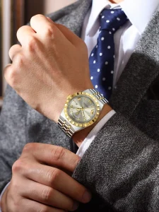 Trendy Men’s Watch Waterproof Watch Men’s Quartz Wristwatch Men’s Watch