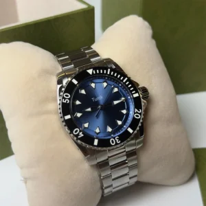 Turck Diving Automatic Men’s Watch Stainless Steel Mechanical Chronograph Pointer Sapphire Crystal 300m Water Resistant One Way