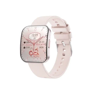 U17 AMOLED Smart Watch 1.85 Inch Ultra Thin Curved Screen IP68 Waterproof BT Call Heart Rate Blood Oxygen for Men Women