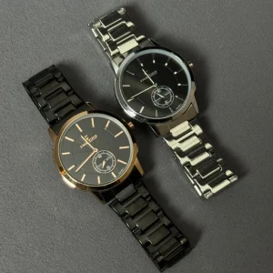 Ultra Thin Steel Band Watch Simple Retro Classic Waterproof Mechanical Men’s Watch