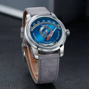 Unique Premium Mechanical Automatic Wandering Hour and Retrograde Minutes Sw200 Watches Customized Manufacturer Montre Homme lux