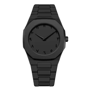 Unisex Casual Simple Pointer Quartz Watch 43mm Dial Plastic Case Silicone Band 10m Water Resistant