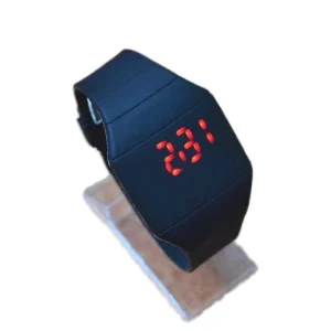 Unisex Kids Students Digital LED Sport Watches with Alarm Crystal Dial Plastic Band