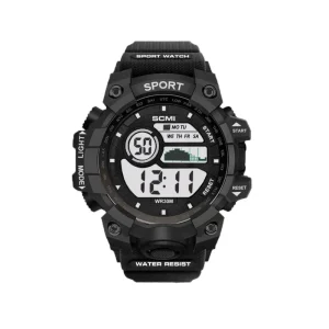 Unisex Model 3021 Digital Sport Watch with Chronograph Alarm Luminous Back Light 3BAR Water Resistance Auto Date