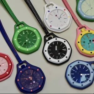 Unisex Octagonal Royal Pop Art Quartz Pocket Watch Neck Hanging Pendant Watch