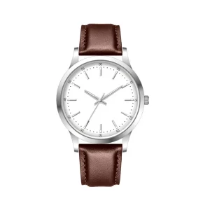 Unisex Quartz Watch Custom Logo Modern Minimalist Wristwatch Corporate Gift Set