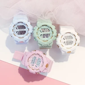 Unisex Silicone Waterproof Sports Student Girls Kids Led Watches Electronic Digital Watch for Boys Relojes Digitales
