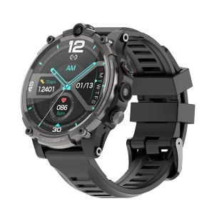 V20 Customizable Men’s Ladies Android Smart Watch GPS SIM Card WIFI 4G TikTok 5G Features IPS Display Rubber Answer Call
