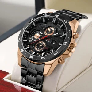 VA VA VOOM Luxury Quartz Watch for Men High Quality Fashion Custom Logo Waterproof Stainless Steel Case New Design Sport Watches