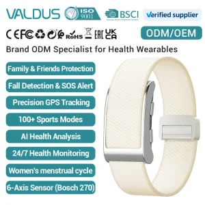VALDUS VIGOR Health Screenless Fitness Activity Tracker GPS Smart Bracelet Heart Rate Non Screen Smart Watch Band